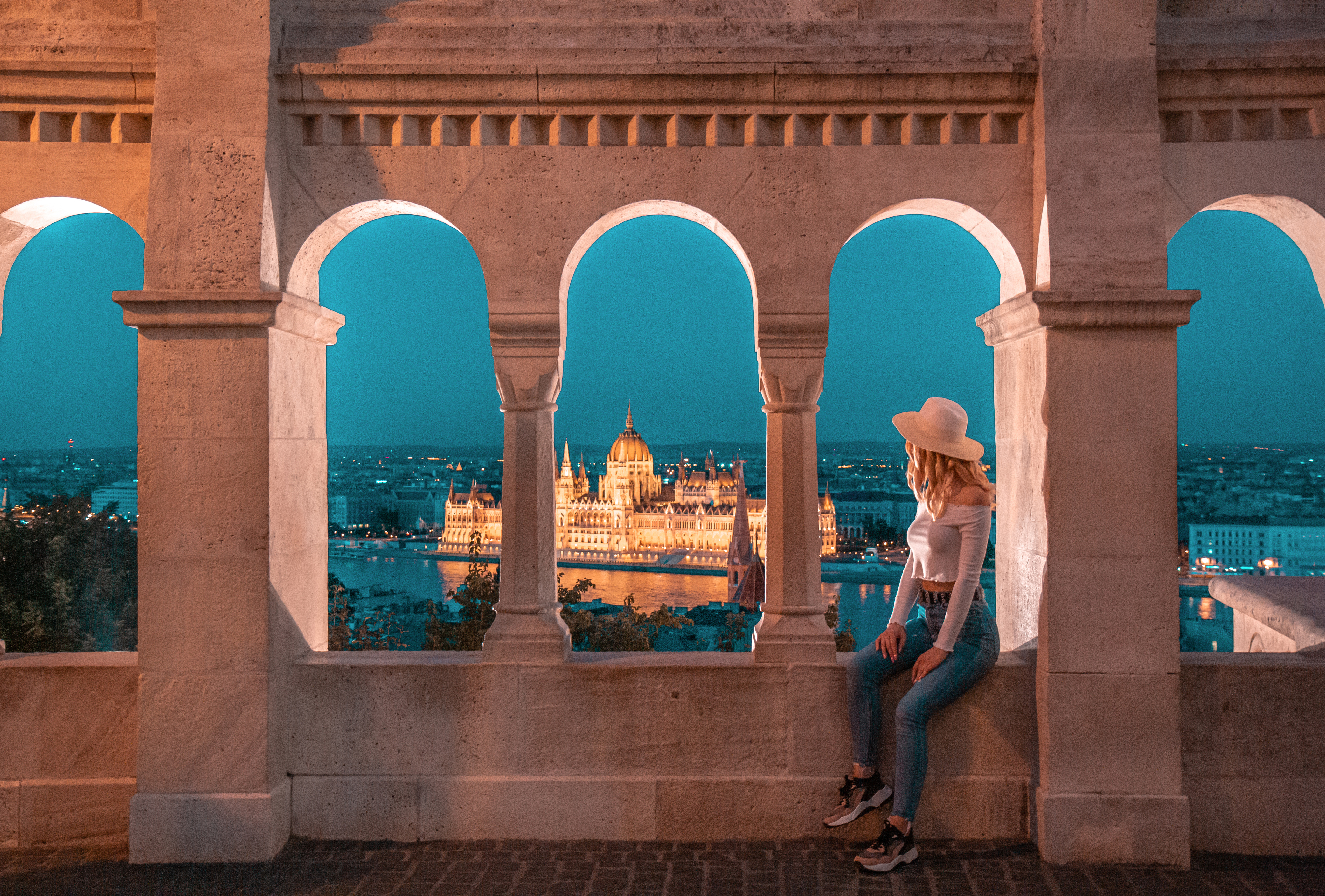 Halászbástya Halászbástya éjszaka